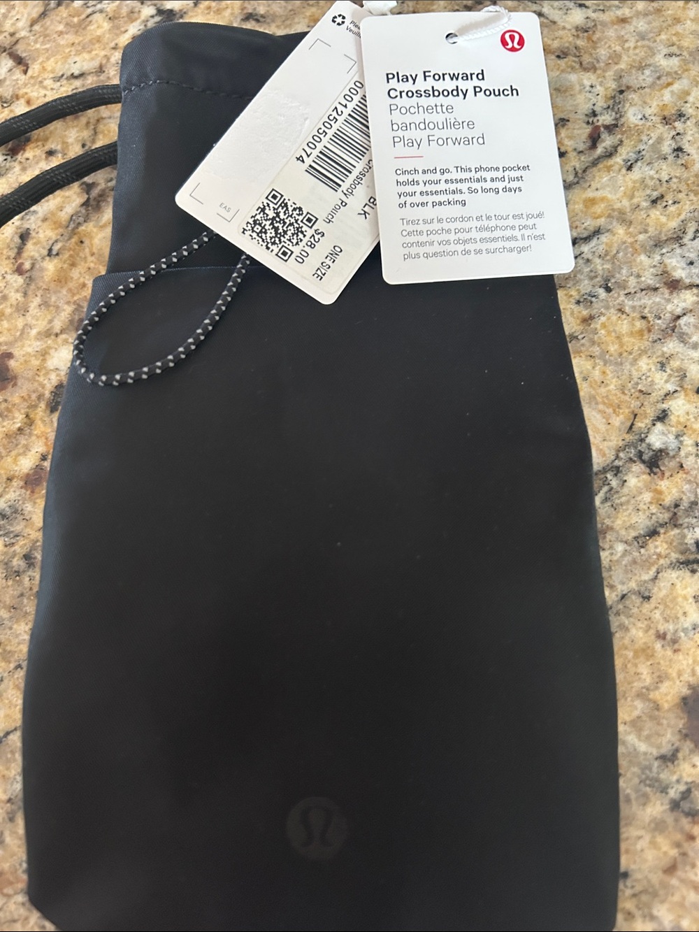 Lululemon Black Play Forward Crossbody Pouch